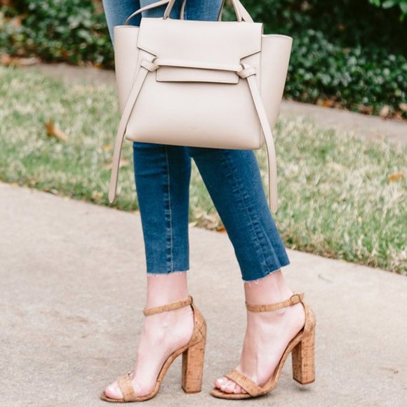 cork heels outfit